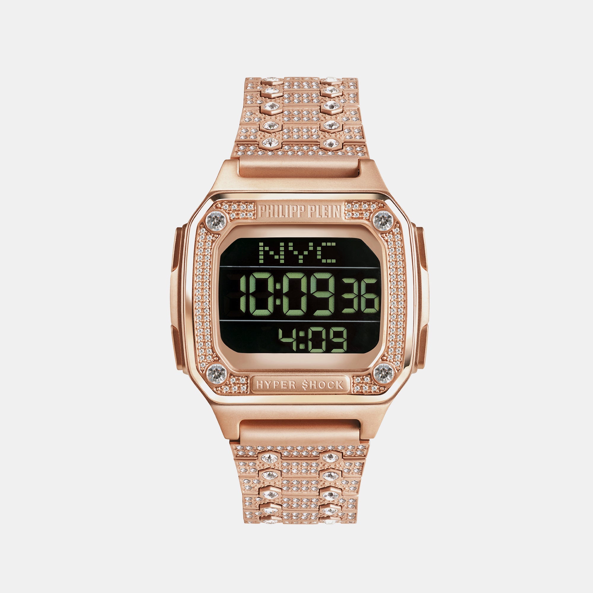 Philipp Plein Hyper $Port Women Quartz Black Dial Digital Stainless Steel Watch Pwhaa1221