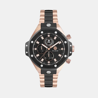 Philipp Plein Newness Men Quartz Black Dial Chronograph Silicone Watch Pwlfa0625