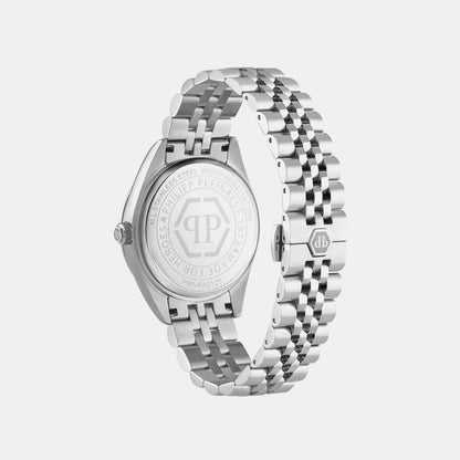 Philipp Plein Mfa-New Date Superlative Men Quartz Black Dial Analog Stainless Steel Watch PWMFA0125