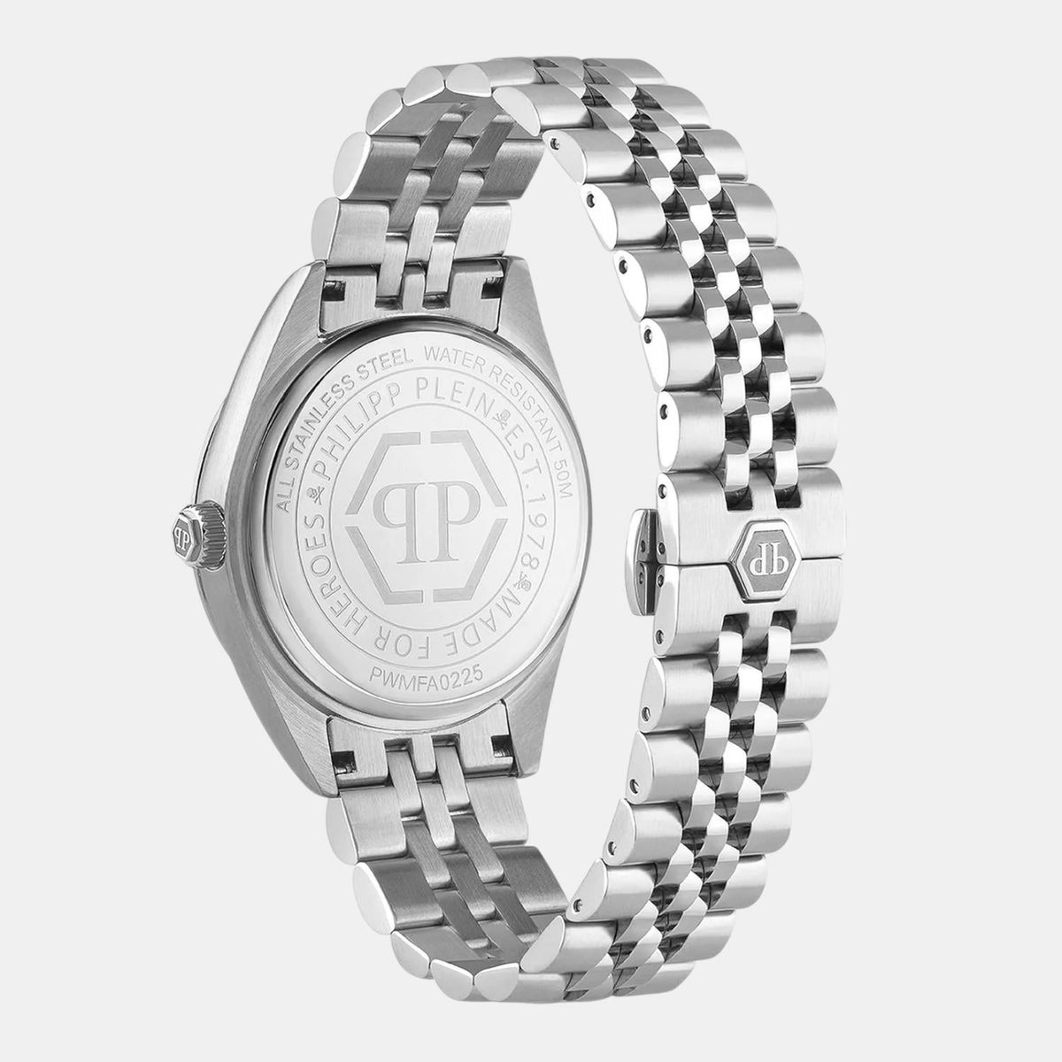 Philipp Plein Men Quartz Blue Dial Analog Stainless Steel Watch PWMFA0225