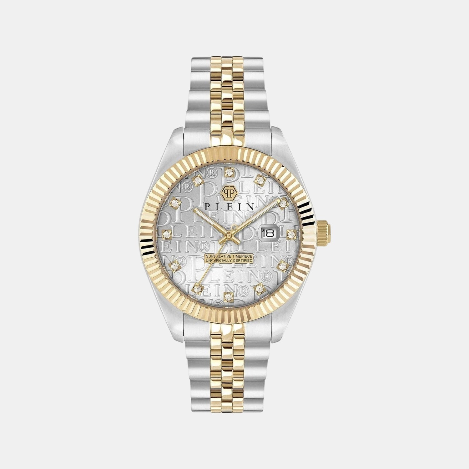 Philipp Plein Men Quartz Grey Dial Analog Stainless Steel Watch Pwmfa0425