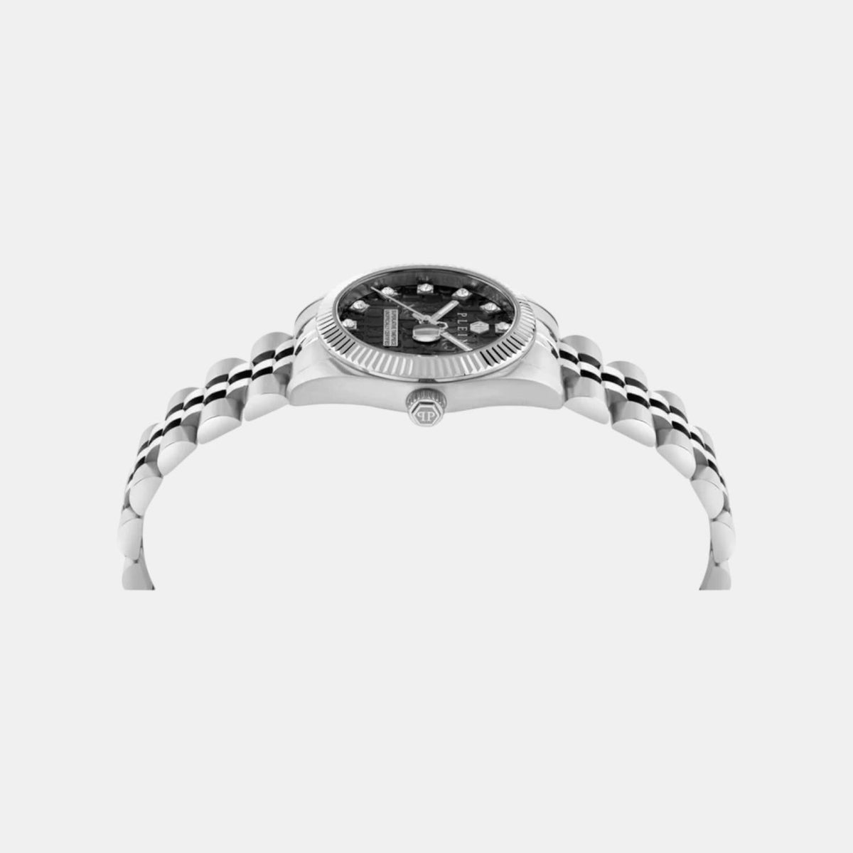 Philipp Plein Women Quartz Black Dial Analog Stainless Steel Watch PWNFA0125