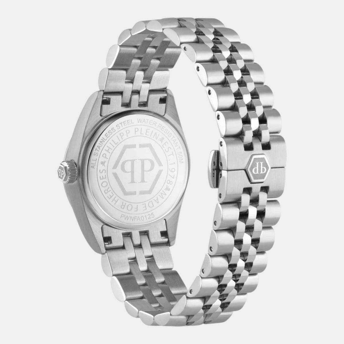 Philipp Plein Women Quartz Black Dial Analog Stainless Steel Watch PWNFA0125