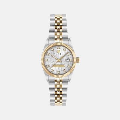 Philipp Plein Women Quartz Grey Dial Analog Stainless Steel Watch PWNFA0425