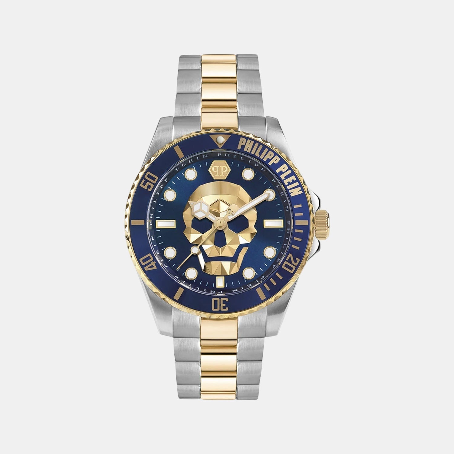 Philipp Plein Men Quartz Blue Dial Analog Stainless Steel Watch Pwoaa0722