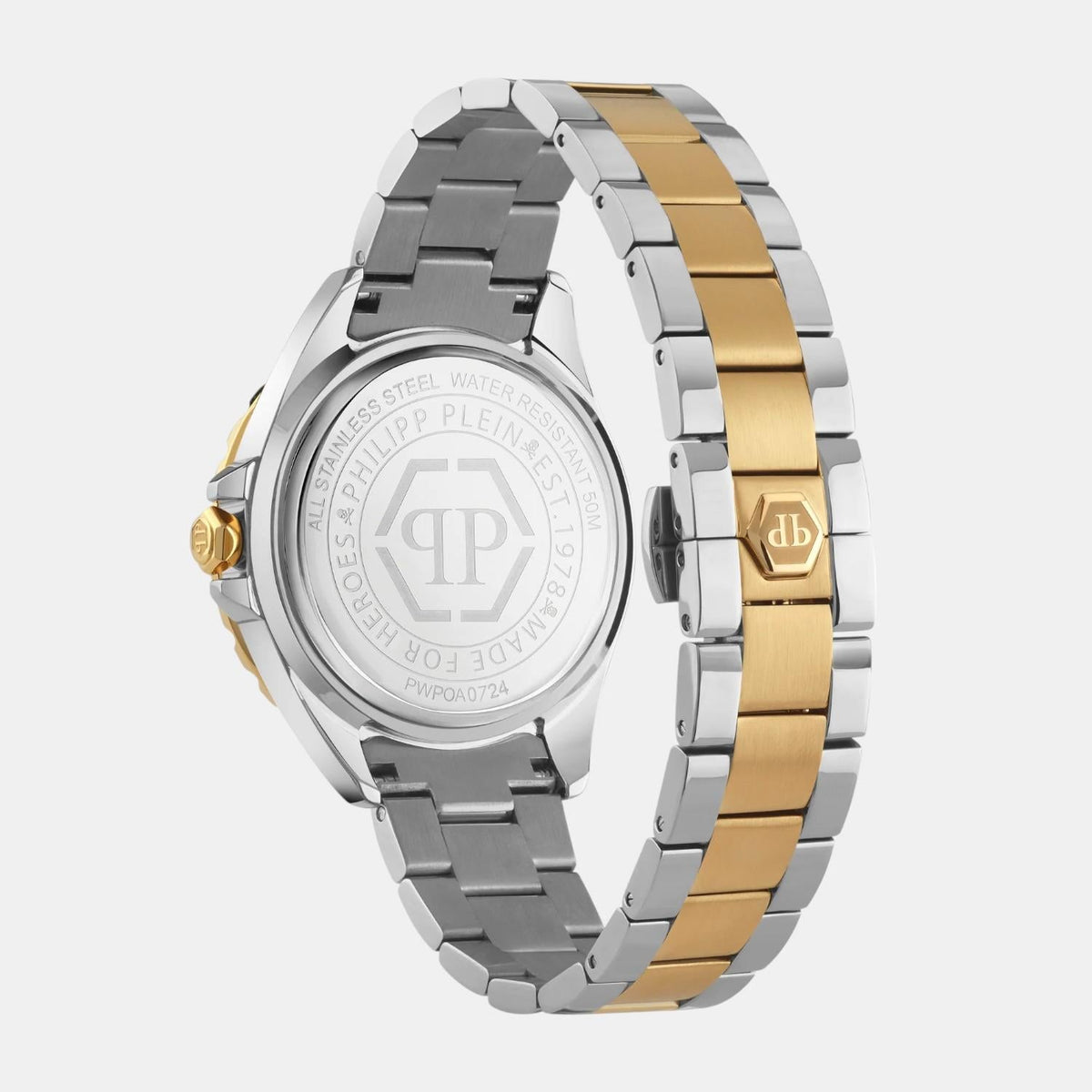 Philipp Plein Women Quartz Green Dial Analog Stainless Steel Watch PWPOA0724