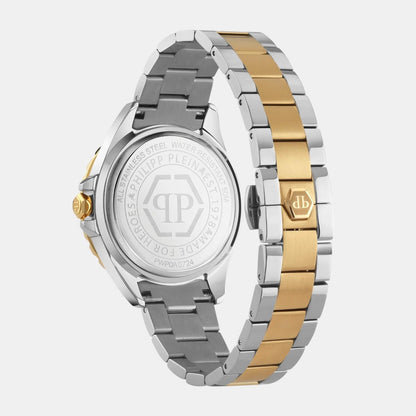 Philipp Plein Women Quartz Green Dial Analog Stainless Steel Watch PWPOA0724