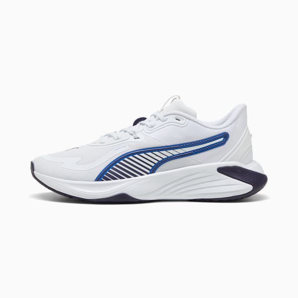 Pwr Hybrid Multi-Surface Grip Training Shoes Puma White-Puma Black-Royal Sapphire