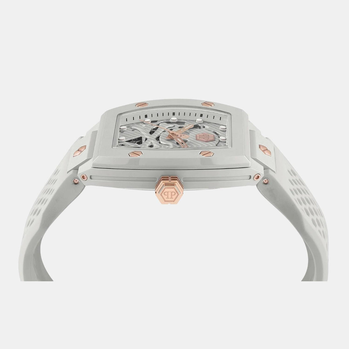 Philipp Plein Women Quartz Silver Dial Analog Stainless Steel Watch PWSBA0123