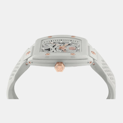 Philipp Plein Women Quartz Silver Dial Analog Stainless Steel Watch PWSBA0123