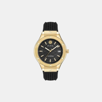 Philipp Plein Men Quartz Black Dial Analog Silicone Watch PWUFA0225
