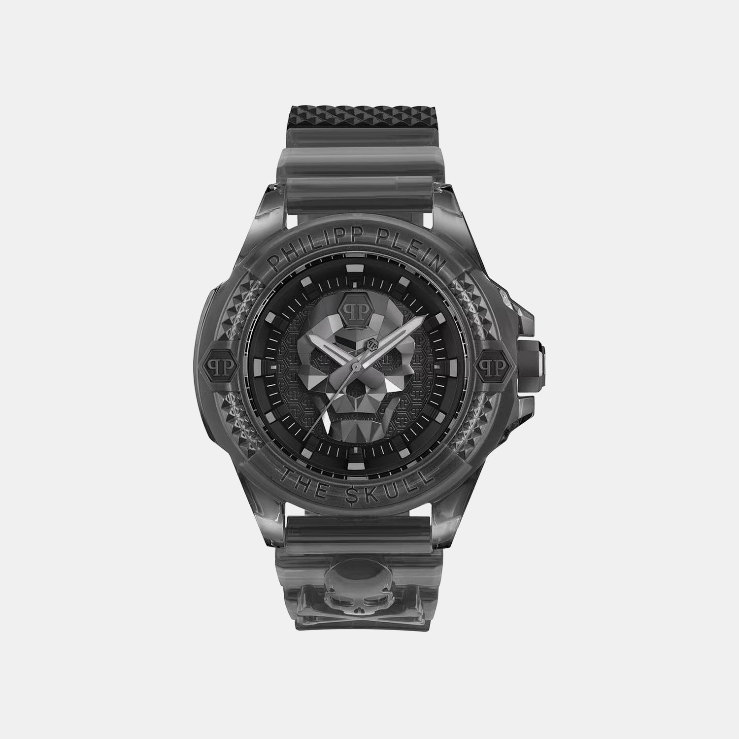Philipp Plein Men Quartz Black Dial Analog Plastic Watch Pwwaa0523