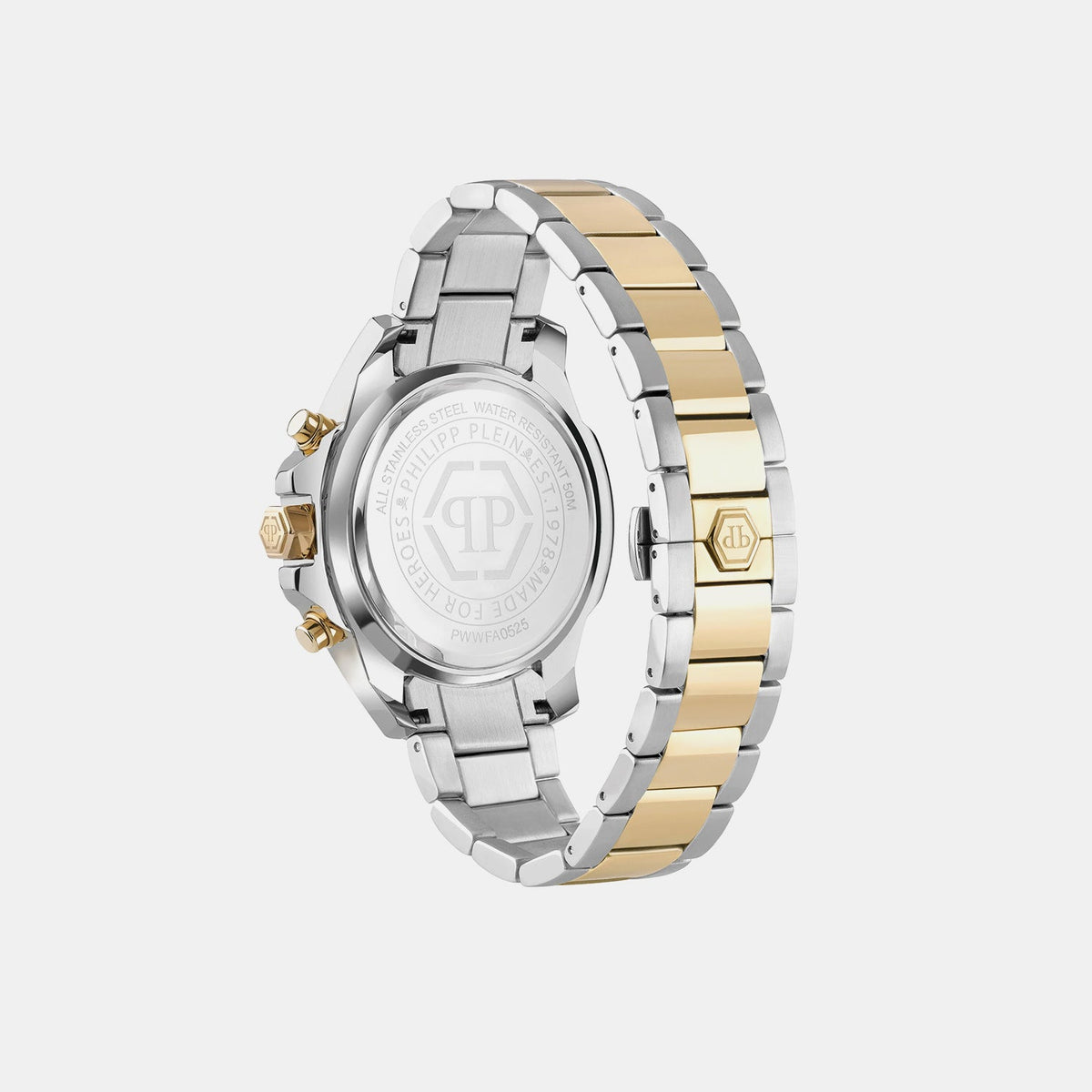 Philipp Plein the $Kull Chrono Men Quartz Green Dial Chronograph Stainless Steel Watch PWWFA0525