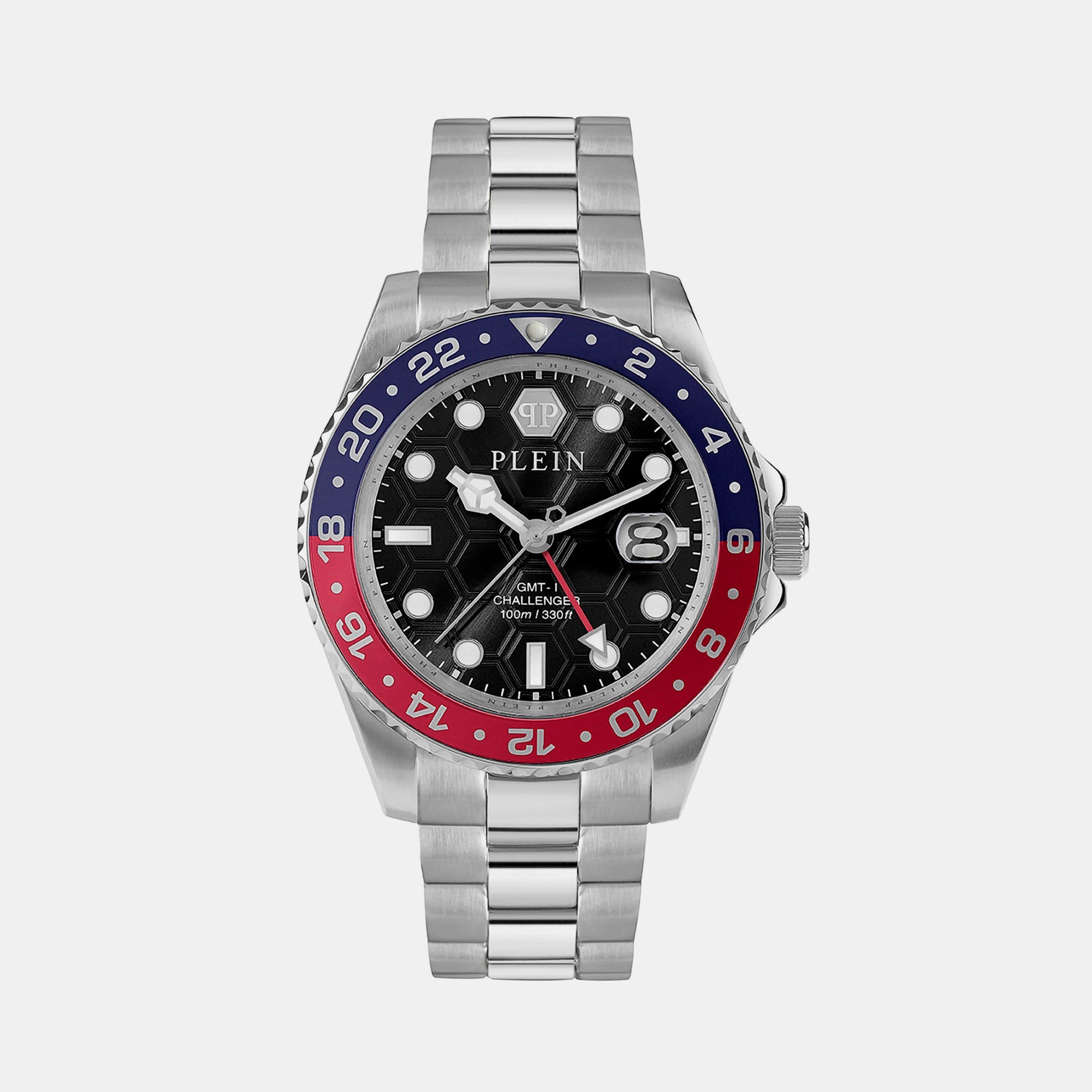 Philipp Plein Hyper $Port Men Quartz Black Dial Analog Stainless Steel Watch Pwyba0223