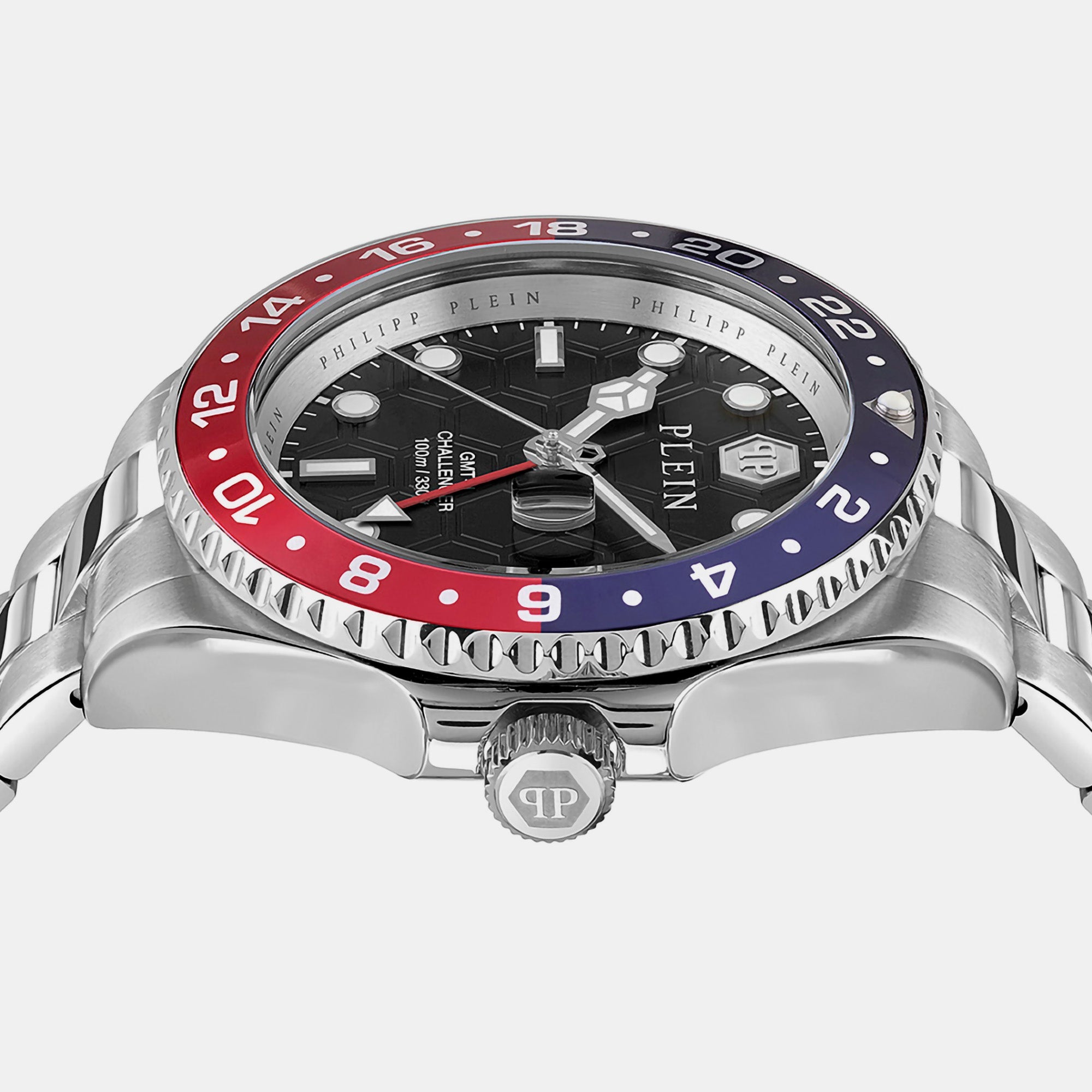 Philipp Plein Hyper $Port Men Quartz Black Dial Analog Stainless Steel Watch Pwyba0223