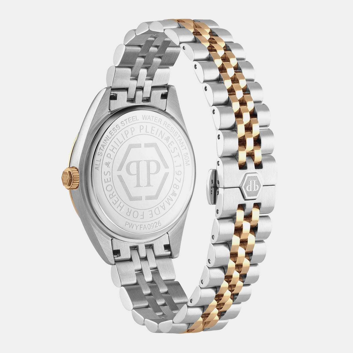 Philipp Plein Women Quartz Green Dial Analog Stainless Steel Watch PWYFA0926