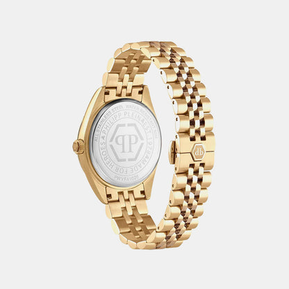 Philipp Plein Women Quartz Grey Dial Analog Stainless Steel Watch PWYFA1026