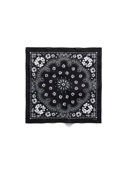 Denim Tears Cotton Wreath Paisley Bandana Black