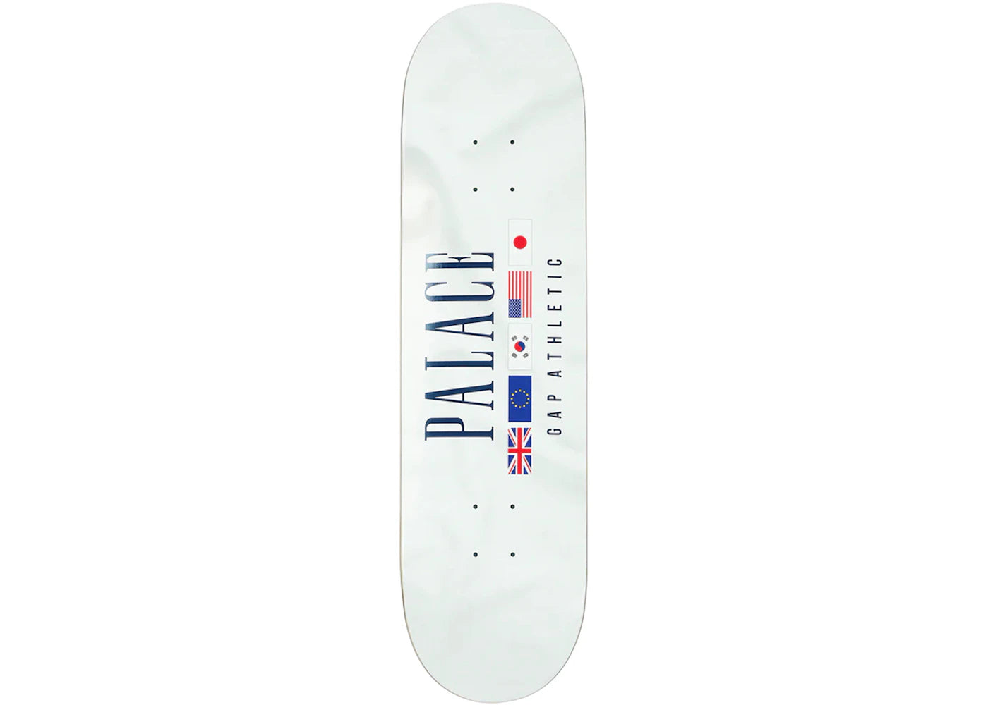 Palace X Gap Skateboard Deck White