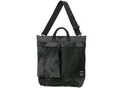 Palace X Porter 2 Way Helmet Bag Black Wave Dye