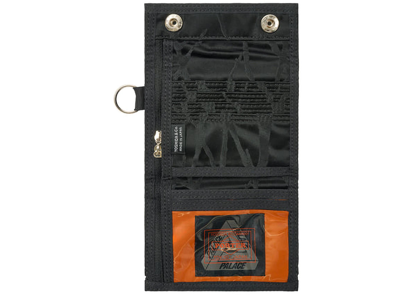 palace x porter wallet black/jacquard 