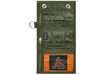 palace x porter wallet olive/jacquard
