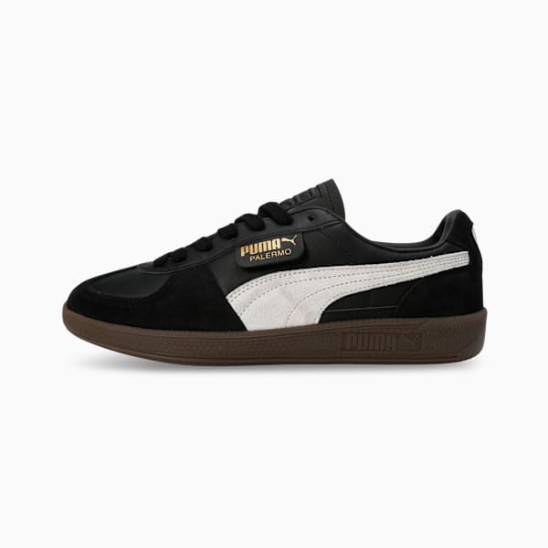 Palermo Leather Sneakers Puma Black-Feather Gray-Gum