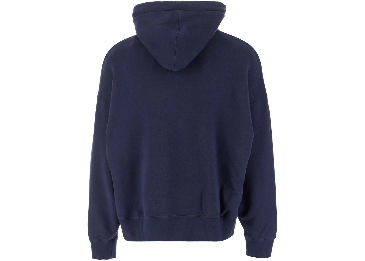 palm angels bear print sprayed logo hoodie navy blue/brown