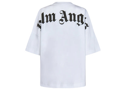 palm angels classic logo over s/s t-shirt white/black