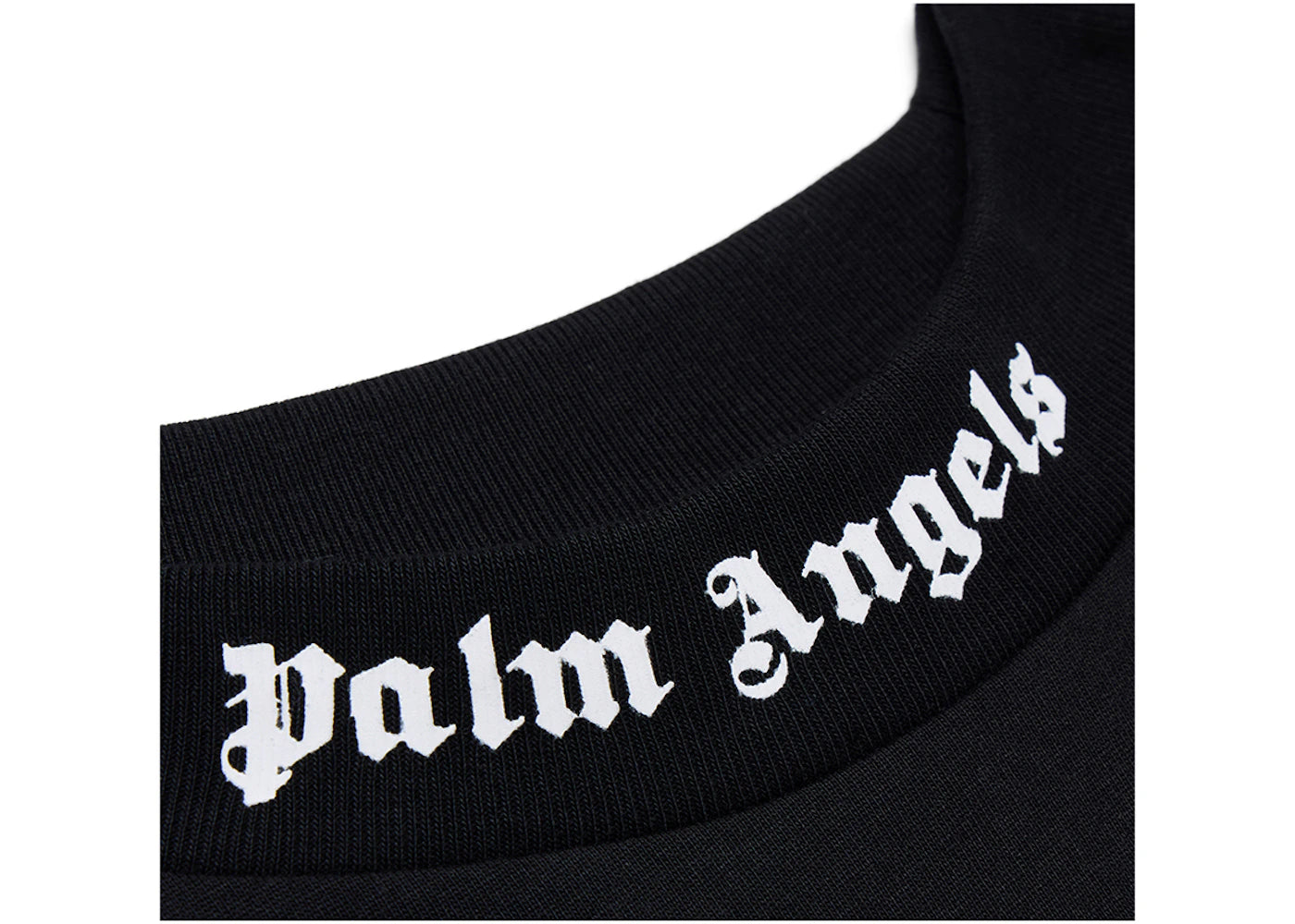 palm angels classic logo print t-shirt black