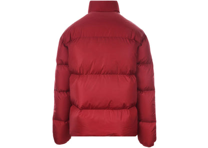 palm angels classic track down jacket red/white