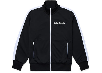 palm angels classic track jacket black/white ss22