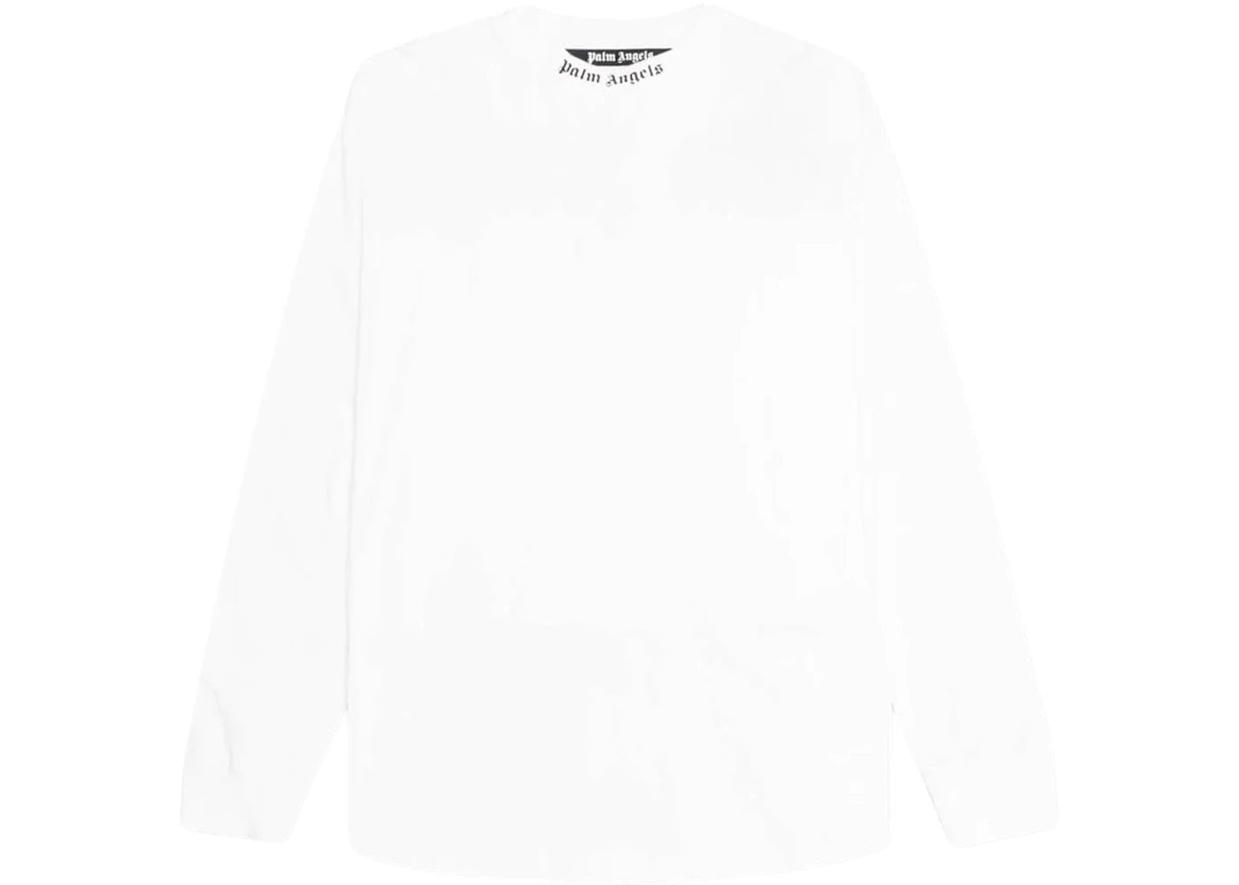 palm angels doubled logo longsleeve t-shirt white/black/fuschsia