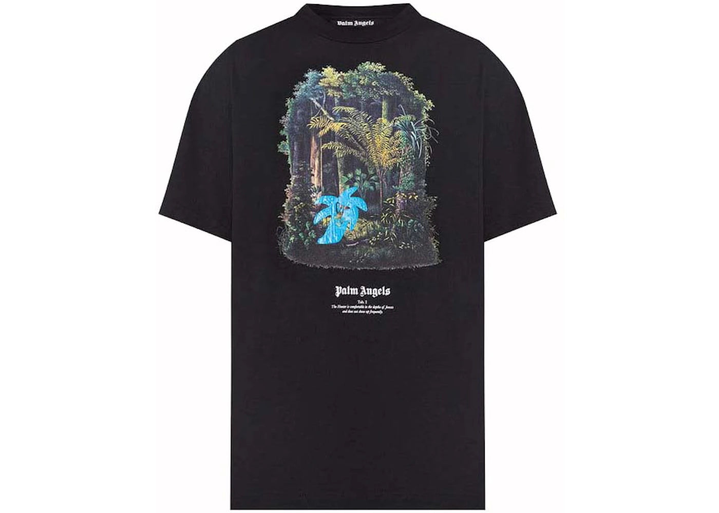 palm angels hunting in the forest t-shirt black