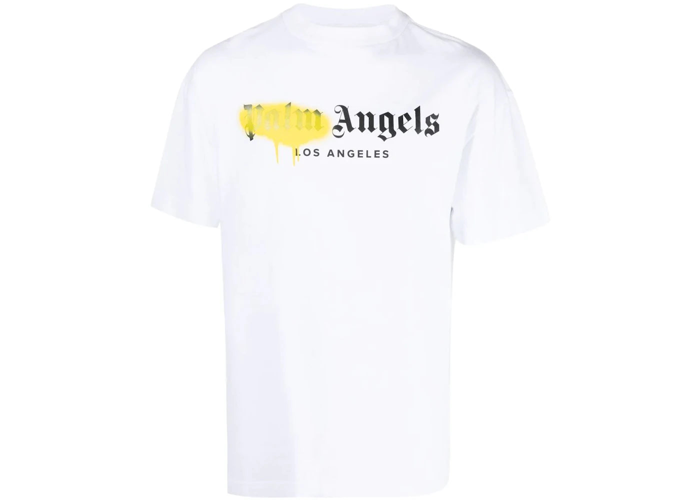 palm angels la spray logo t-shirt white