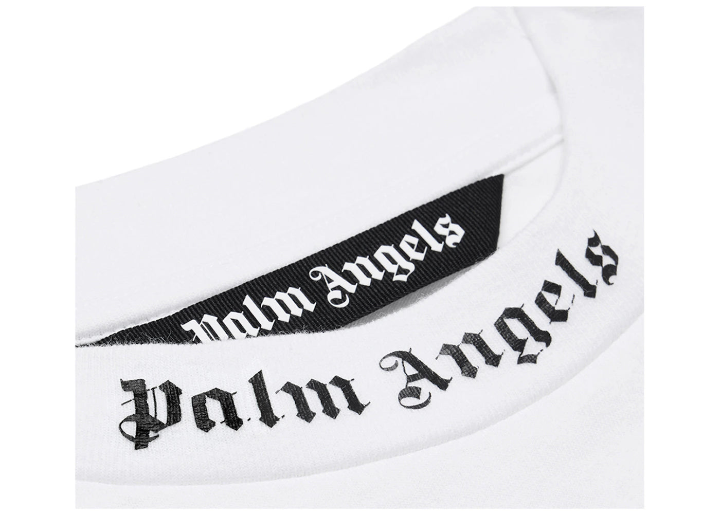 palm angels logo t-shirt white