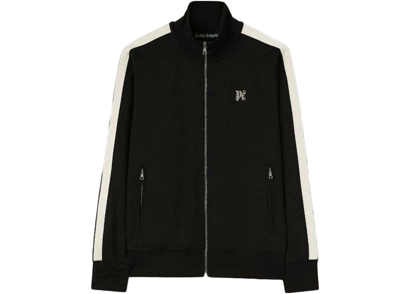palm angels monogram track jacket black/off white