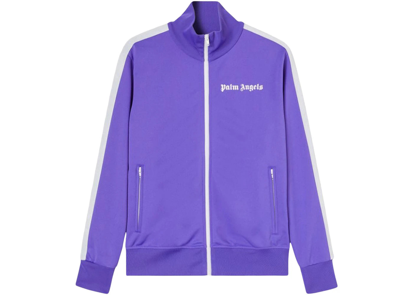 palm angels purple track jacket purple/white