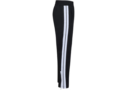 palm angels slim fit trackpants black/white