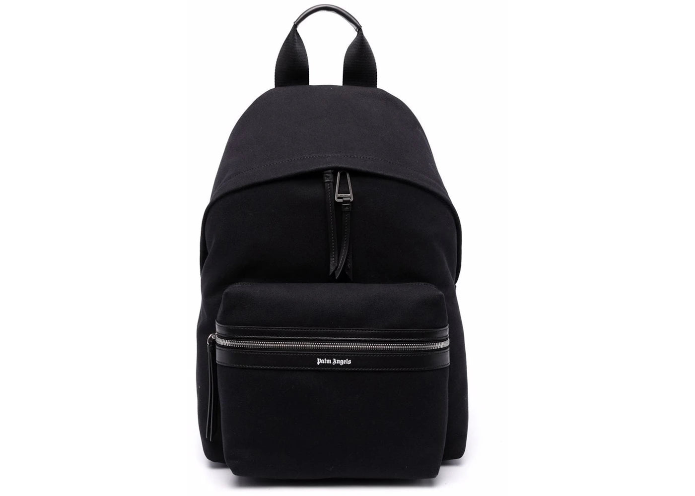 Palm Angels Small Logo Backpack Black White