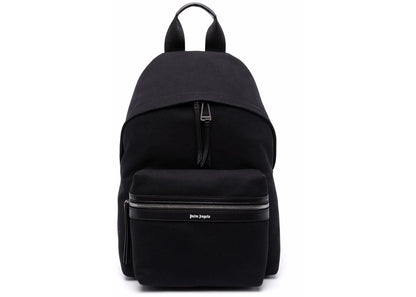 Palm Angels Small Logo Backpack Black White