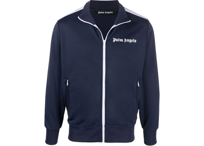 palm angels track jacket navy blue/white/black ss22