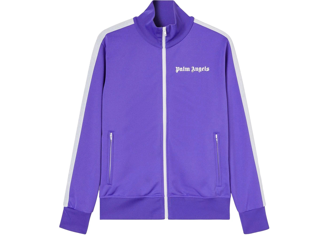 palm angels track jacket purple/black