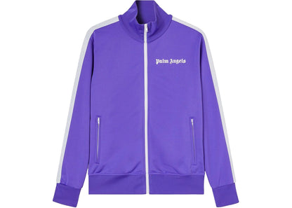 palm angels track jacket purple/black