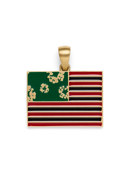 Denim Tears Pan African Flag Pendant