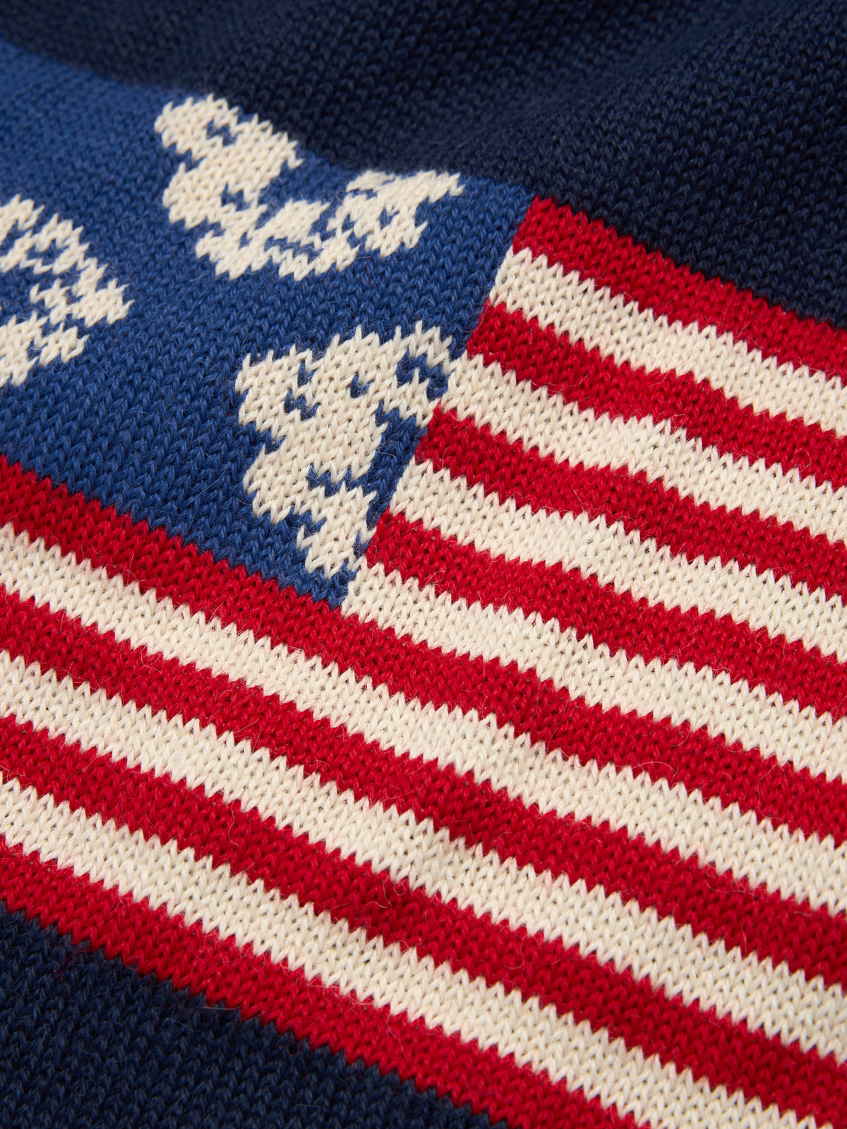 Denim Tears Pan-African Wreath Flag Scarf Navy