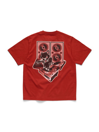 Denim Tears Panther DJ Tee Red