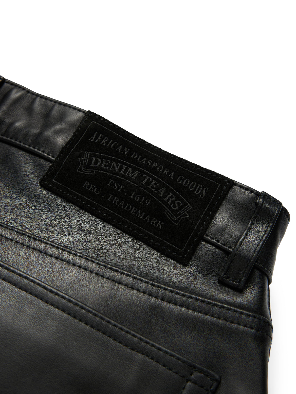 Denim Tears Panther Leather Pants