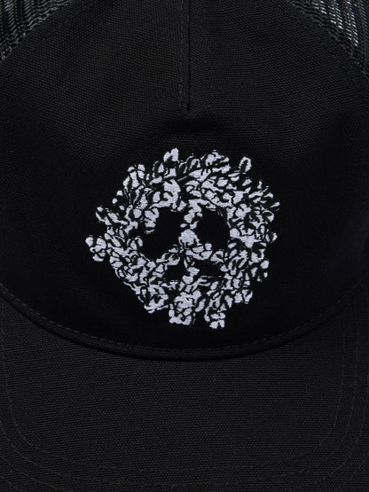 Denim Tears Peace Wreath Trucker Hat Black