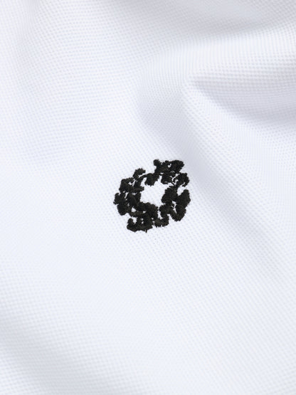 Denim Tears Wreath Polo White
